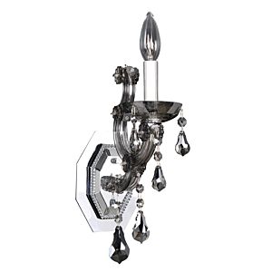 Allegri Brahms 14 Inch Wall Sconce in Chrome