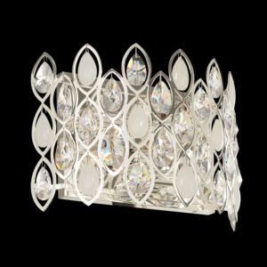 Allegri Prive 4 Light 10 Inch Wall Sconce in Silver