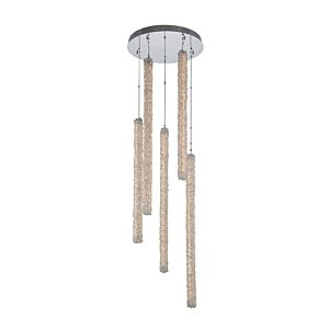  Lina Contemporary Chandelier in Polished Chrome