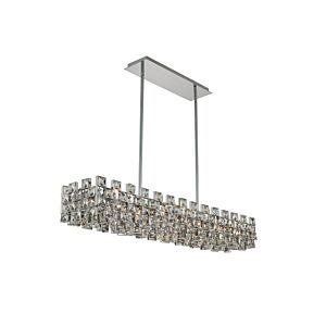 Piazze 8-Light Island Pendant in Polished Chrome