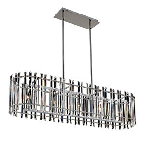 Allegri Viano 5 Light Contemporary Chandelier in Polished Chrome