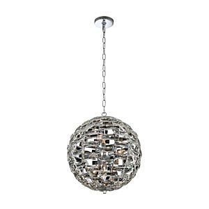  Alta  Contemporary Chandelier in Polished Chrome