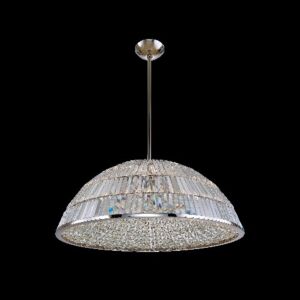 Doma LED Pendant in Polished Nickel