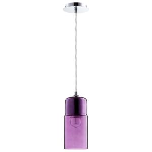 Berdan Purple Glass Pendant Light