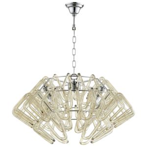Cyan Design Roswell 30.5 Inch 4 Light Pendant in Chrome
