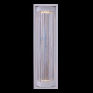 Cilindro Esterno 36" LED Outdoor Wall Sconce in Matte White