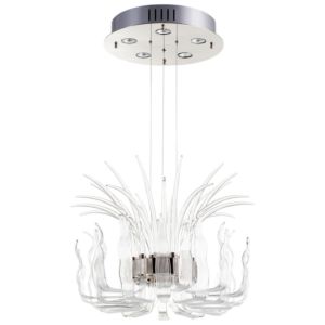 Cyan Design Catalina 24 Inch 5 Light Pendant in Polished Nickel