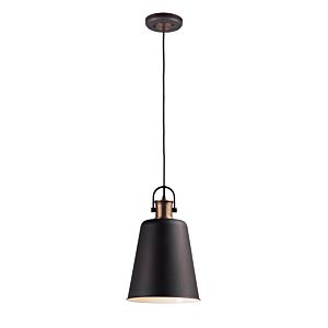  Sedona Pendant Light in Oil Rubbed Bronze and Antique Brass