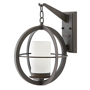Compass 1-Light Outdoor Medium Wall Mount in Oil Rubbed Bronze