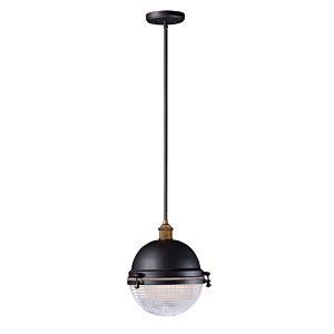  Portside Pendant Light in Oil Rubbed Bronze and Antique Brass