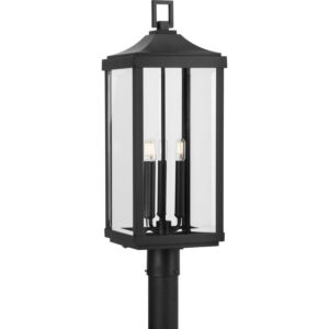 Gibbes Street 3-Light Post Lantern in Black