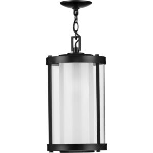 Irondale 1-Light Hanging Lantern in Black