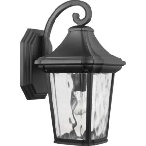 Marquette 1-Light Wall Lantern in Black