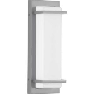 Z-1080 LED 1-Light LED Outdoor Wall Sconce in Metallic Gray