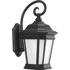 Crawford 1-Light Wall Lantern in Black