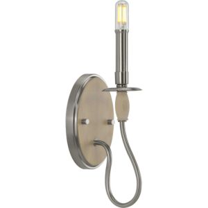 Durrell 1-Light Wall Bracket in Brushed Nickel