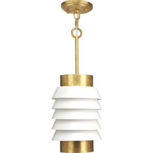 Point Dume-Onshore 1-Light Pendant in Brushed Brass