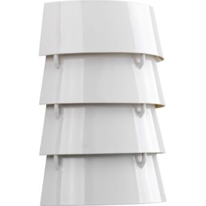 Point Dume-Surfrider 2-Light Wall Sconce in White