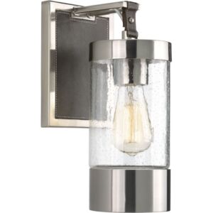 Point Dume-Lookout 1-Light Wall Bracket in Brushed Nickel