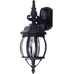 Maxim Lighting Crown Hill 15.5 Inch Outdoor Wall Light in Black