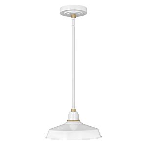 Hinkley Foundry Outdoor Hanging Light in Gloss White