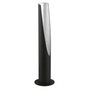 Barbotto 1-Light LED Table Lamp in Black with White