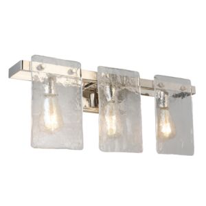 Wolter 3-Light Vanity in Polished Nickel