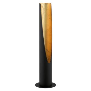Barbotto 1-Light LED Table Lamp in Black with Gold
