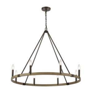 Transitions 8-Light Chandelier in Oil Rubbed Bronze