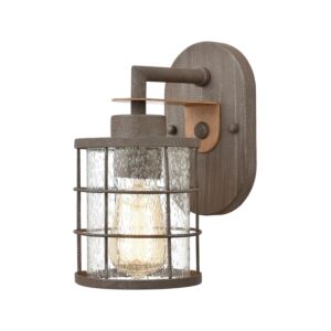 Gilbert 1-Light Wall Sconce in Rusted Coffee