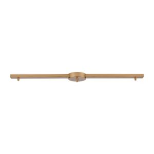 Pendant Options Three Hole Linear Bar for Pendants in Satin Brass