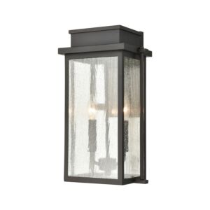 Braddock 2-Light Outdoor Wall Sconce in Architectural Bronze