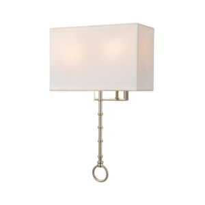Shannon 2-Light Wall Sconce in Polished Chrome