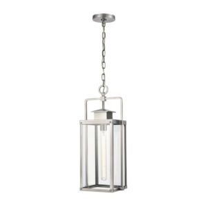 Crested Butte 1-Light Outdoor Pendant in Antique Brushed Aluminum