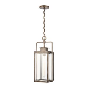 Crested Butte 1-Light Outdoor Pendant in Vintage Brass