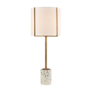 Trussed 1-Light Table Lamp in White