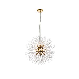 Solace 12-Light Pendant in Gold