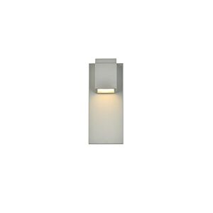 Raine LED Outdoor Wall Lamp in Silver