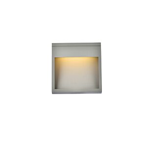 Raine LED Outdoor Wall Lamp in Silver