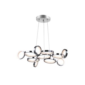 CWI Lighting Colette LED Chandelier with Chrome Finish