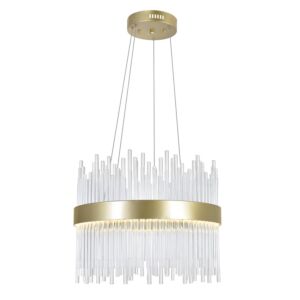 CWI Lighting Genevieve LED Chandelier with Medallion Gold Finish