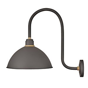 Hinkley Foundry 24 Inch Outdoor Wall Light in Museum Bronze
