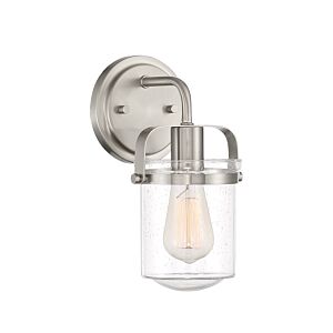 Jaxon 1-Light Wall Sconce in Brushed Nickel