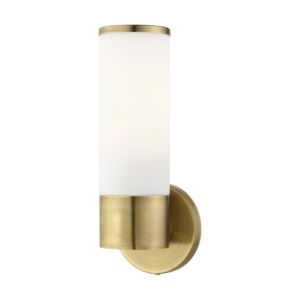 Lindale 1-Light Wall Sconce in Antique Brass