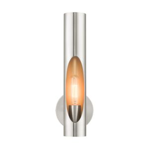 Novato 1-Light Wall Sconce in Brushed Nickel