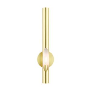 Acra 1-Light Wall Sconce in Satin Brass