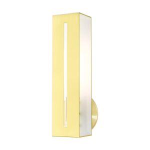 Soma 1-Light Wall Sconce in Satin Brass