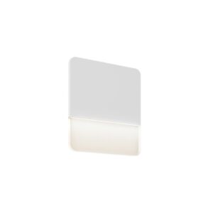 1-Light LED Wall Sconce in White