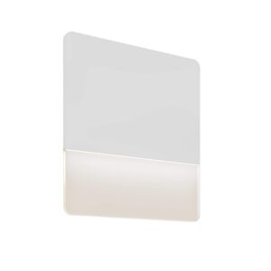 1-Light LED Wall Sconce in White