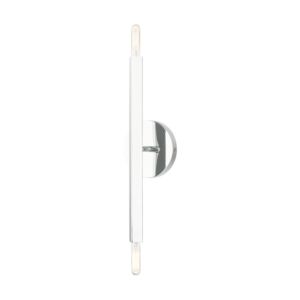 Monaco 2-Light Wall Sconce in Polished Chrome
